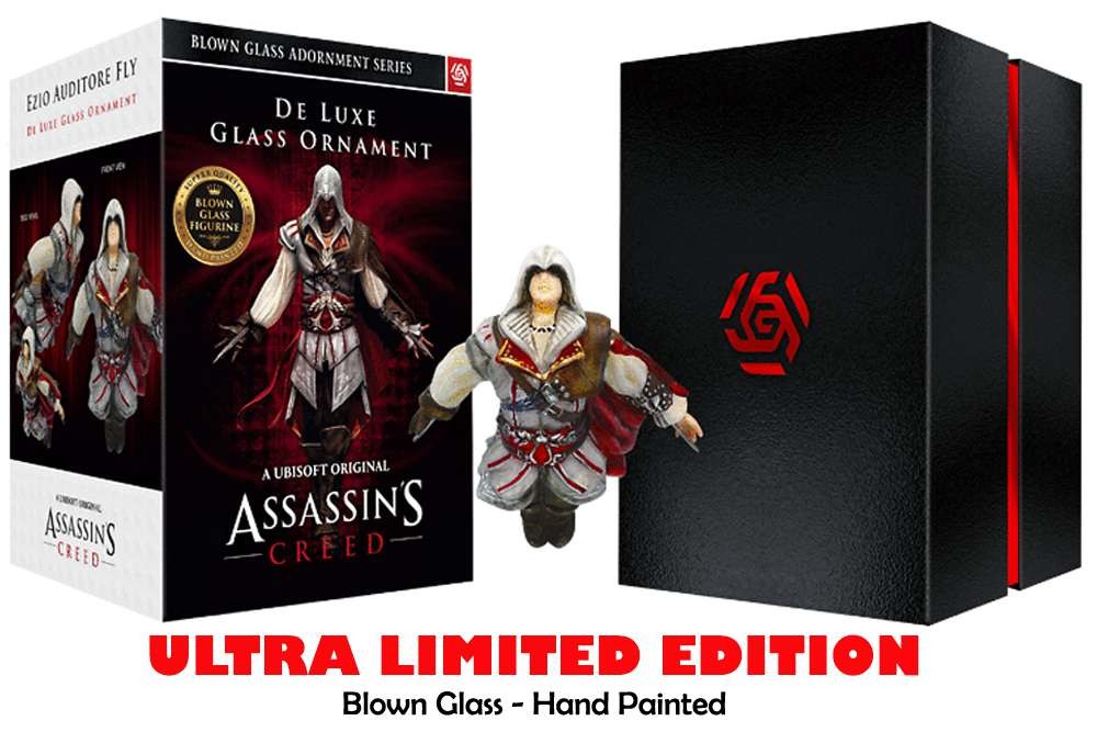 Buy Assassin S Creed Ezio Auditore Blown Glass Adornment Figure Cenega