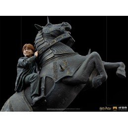 HARRY POTTER DELUXE ART SCALE RON WEASLEY AT THE WIZARD CHESS 1/10 STATUA FIGURE IRON STUDIOS