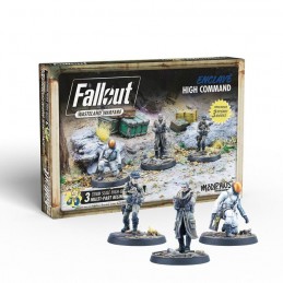 MODIPHIUS ENTERTAINMENT FALLOUT WASTELAND WARFARE - ENCLAVE HIGH COMMAND SET MINIATURES
