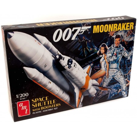 JAMES BOND 007 MOONRAKER SPACE SHUTTLE WITH BOOSTERS MODEL KIT 1/200 FIGURE