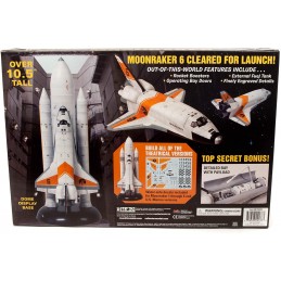 AMT JAMES BOND 007 MOONRAKER SPACE SHUTTLE WITH BOOSTERS MODEL KIT 1/200 FIGURE
