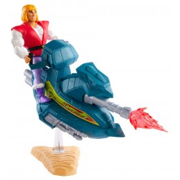 MASTERS OF THE UNIVERSE ORIGINS PRINCE ADAM SKY SLED ACTION FIGURE MATTEL