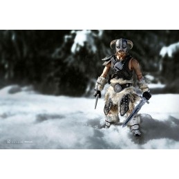 THE ELDER SCROLLS V SKYRIM DRAGONBORN DELUXE ED. 32CM ACTION FIGURE PURE ARTS