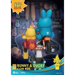 BEAST KINGDOM D-STAGE TOY STORY BUNNY AND DUCKY COIN RIDE STATUE FIGURE DIORAMA