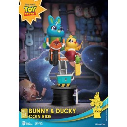 BEAST KINGDOM D-STAGE TOY STORY BUNNY AND DUCKY COIN RIDE STATUE FIGURE DIORAMA