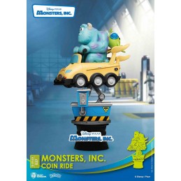 BEAST KINGDOM D-STAGE MONSTERS INC. COIN RIDE STATUE FIGURE DIORAMA