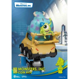 BEAST KINGDOM D-STAGE MONSTERS INC. COIN RIDE STATUE FIGURE DIORAMA