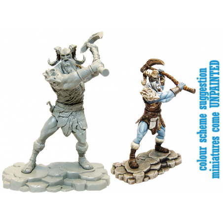 DUNGEONS AND DRAGONS ICEWIND DALE FROST GIANT RAVAGER MINI FIGURE