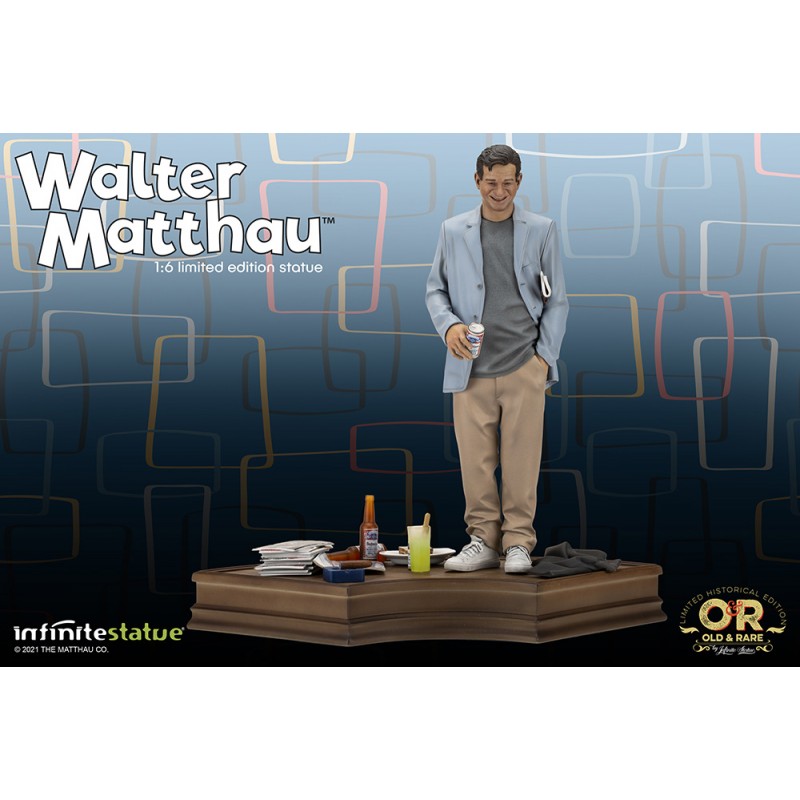 WALTER MATTHAU OLD AND RARE 1/6 RESIN STATUA FIGURE INFINITE STATUE