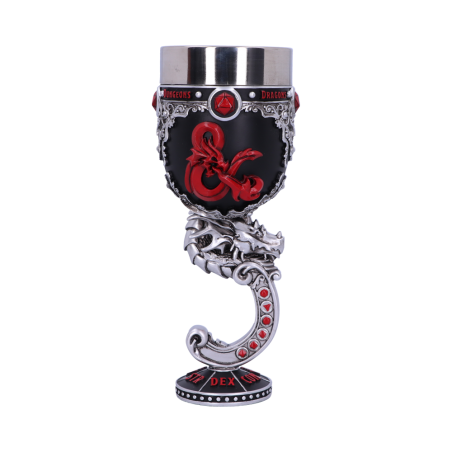 DUNGEONS AND DRAGONS GOBLET RESIN 20CM CALICE