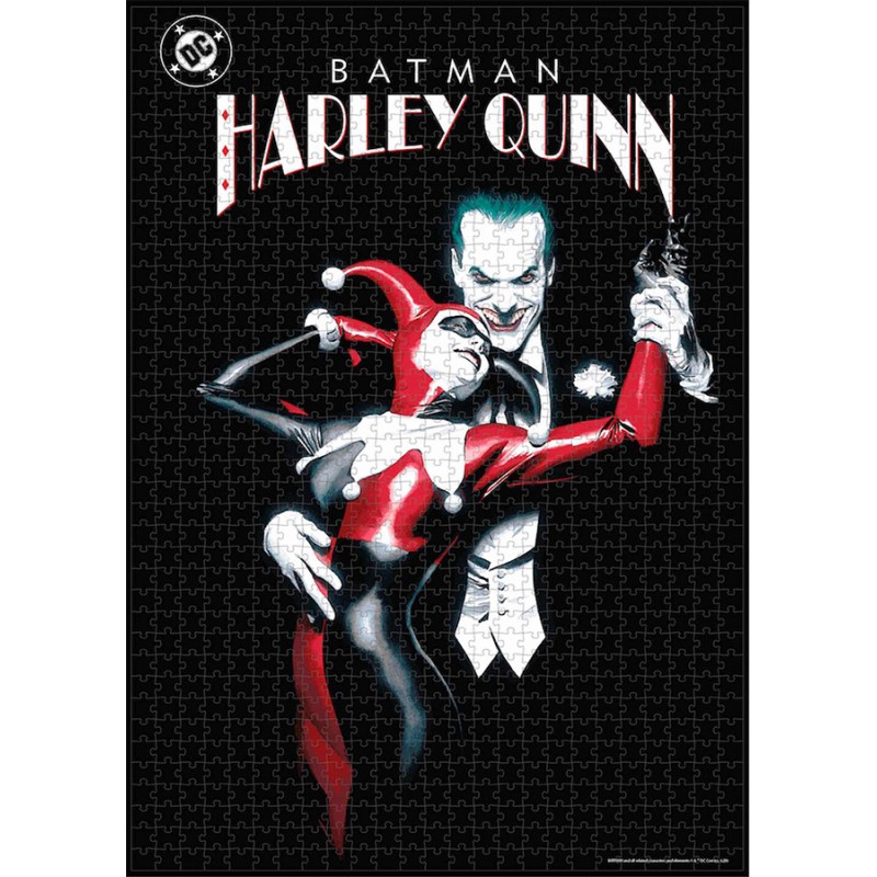 Buy Dc Comics Harley Quinn And Joker 1000 Pieces Pezzi Jigsaw Puzzl