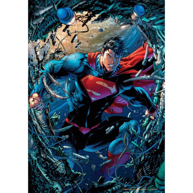 DC COMICS SUPERMAN UNCHAINED 1000 PIECES PEZZI JIGSAW PUZZLE 48x60cm SD TOYS
