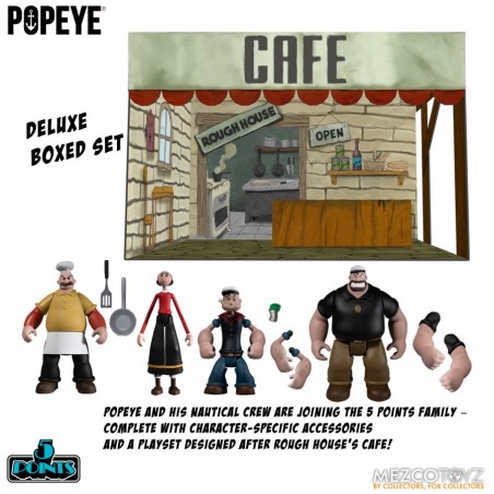 POPEYE 5 POINTS DELUXE BOX SET ACTION FIGURE