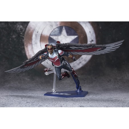 THE FALCON AND THE WINTER SOLDIER FALCON S.H. FIGUARTS ACTION FIGURE