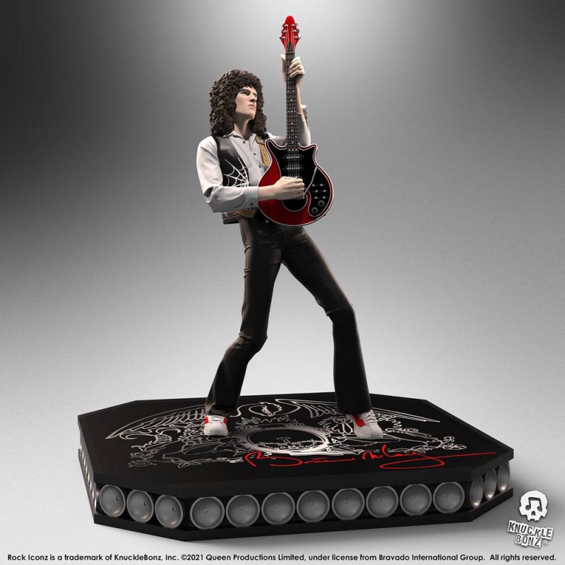 KNUCKLEBONZ ROCK ICONZ QUEEN BRIAN MAY LIMITED EDITION STATUE FIGURE