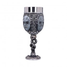 HARRY POTTER MANGIAMORTE LOGO GOBLET RESINA CALICE NEMESIS NOW