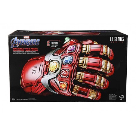 MARVEL LEGENDS AVENGERS POWER GAUNTLET FULL SCALE GUANTO INFINITO 1/1