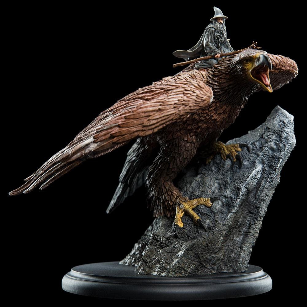 WETA THE LORD OF THE RINGS GANDALF ON GWAIHIR STATUA FIGURE