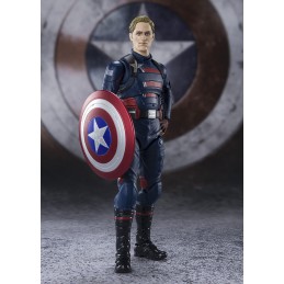 THE FALCON AND THE WINTER SOLDIER CAPTAIN AMERICA S.H. FIGUARTS ACTION FIGURE BANDAI