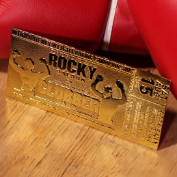 ROCKY III WORLD HEAVYWEIGHT BOXING CHAMPIONSHIP TICKET GOLD PLATED REPLICA 1/1 FANATTIK