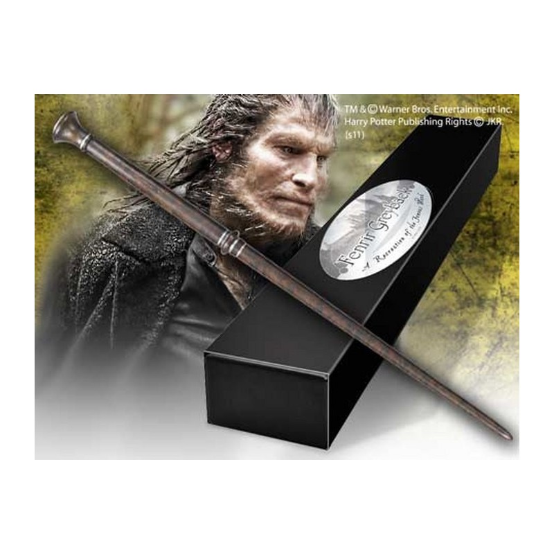 HARRY POTTER WAND FENRIR GREYBACK REPLICA BACCHETTA NOBLE COLLECTIONS
