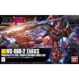 HIGH GRADE HGUC MS-06R-2 ZAKU II JOHNNY RIDDEN CUSTOM 1/144 MODEL KIT BANDAI