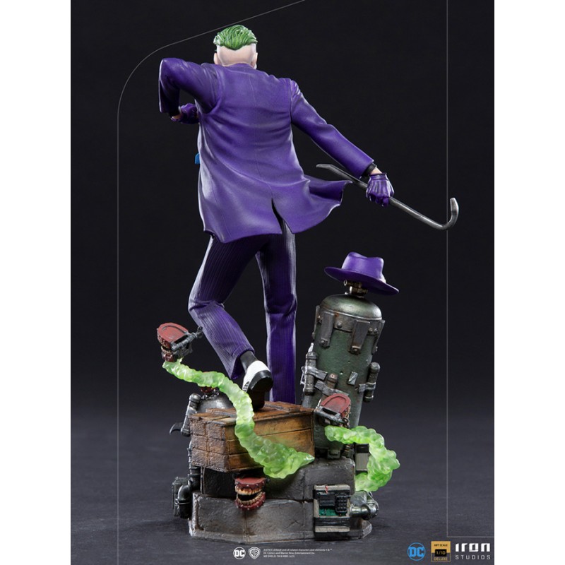 IRON STUDIOS DC COMICS THE JOKER DELUXE ART SCALE 1/10 STATUA FIGURE