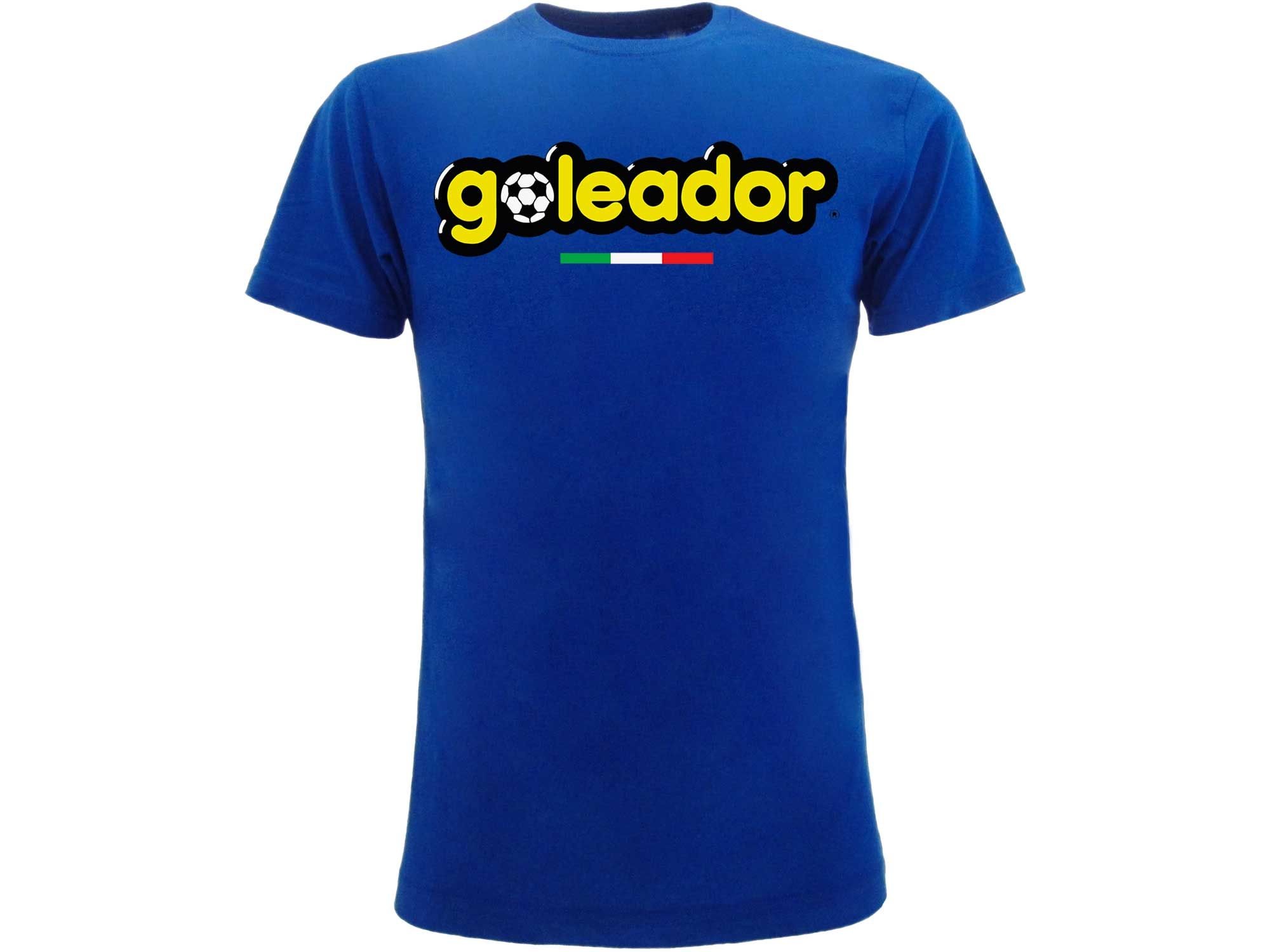 MAGLIA T SHIRT GOLEADOR BLU TAGLIA MEDIUM