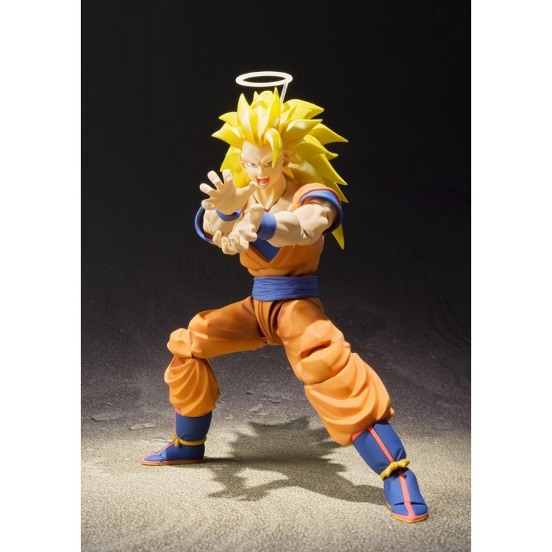 BANDAI DRAGON BALL Z SUPER SAIYAN 3 SON GOKU S.H. FIGUARTS ACTION F...