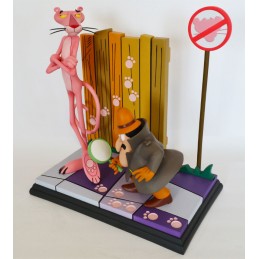 HOLLYWOOD COLLECTIBLES THE PINK PANTHER AND THE INSPECTOR 41CM STATUE FIGURE