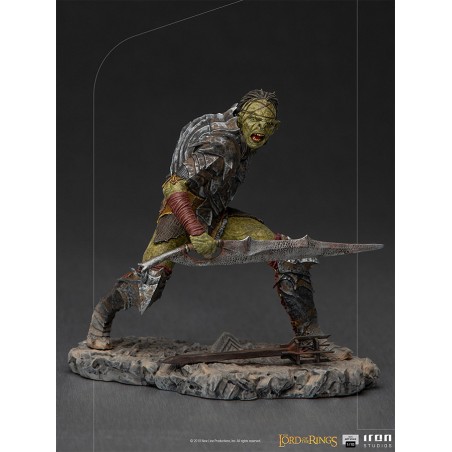 LORD OF THE RINGS SWORDSMAN ORC ART SCALE 1/10 STATUE FIGURE