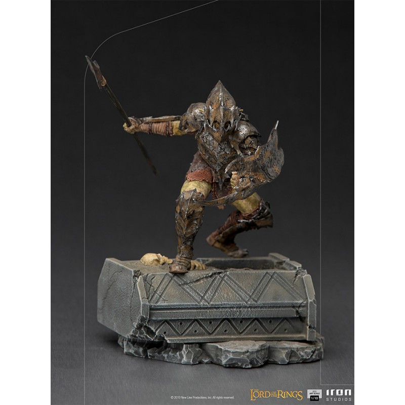 IRON STUDIOS LORD OF THE RINGS ARMORED ORC ART SCALE 1/10 STATUE FIGURE