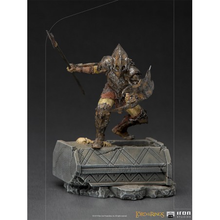 LORD OF THE RINGS ARMORED ORC ART SCALE 1/10 STATUE FIGURE