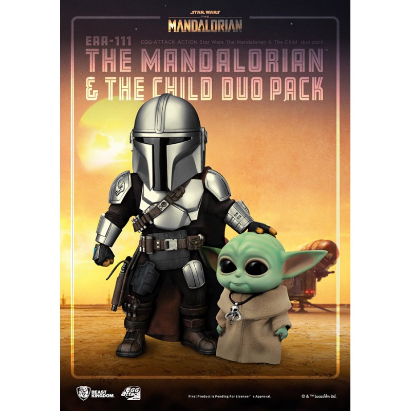THE MANDALORIAN AND THE CHILD EGG ATTACK ACTION FIGURE BEAST KINGDOM