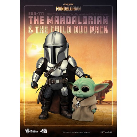 THE MANDALORIAN AND THE CHILD EGG ATTACK ACTION FIGURE