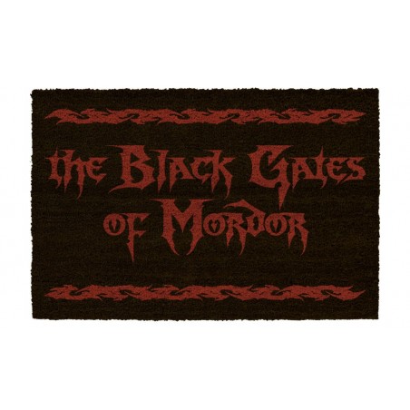 THE LORD OF THE RINGS THE BLACK GATES OF MORDOR DOORMAT ZERBINO TAPPETINO