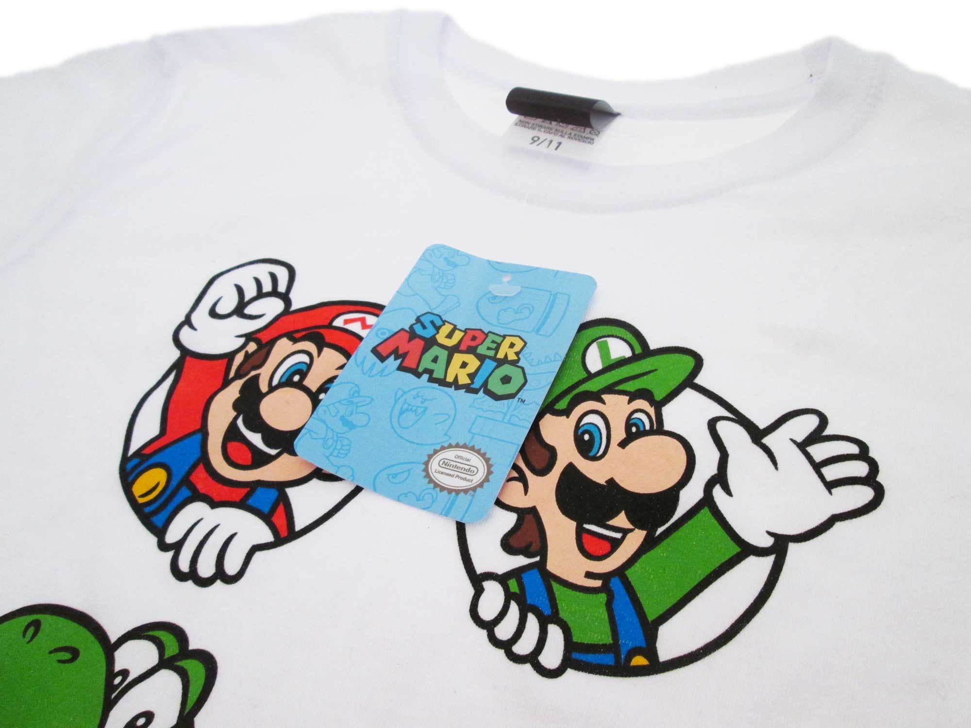 BUY MAGLIA T SHIRT NINTENDO SUPER MARIO E LUIGI SIZE 14-16 YEARS