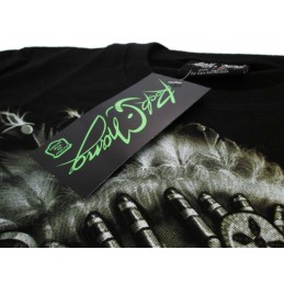 MAGLIA T SHIRT NATIVI AMERICANI CAPO MOTOCICLETTA ROCK CHANG