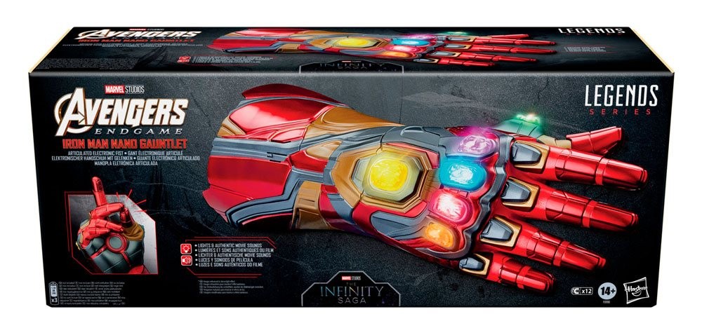 HASBRO MARVEL LEGENDS SERIES ELECTRONIC IRON MAN NANO GAUNTLET REPLICA