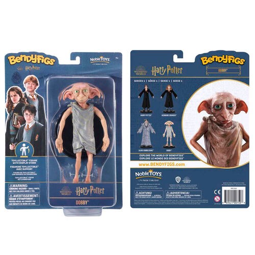 NOBLE COLLECTIONS HARRY POTTER DOBBY BENDYFIGS ACTION FIGURE