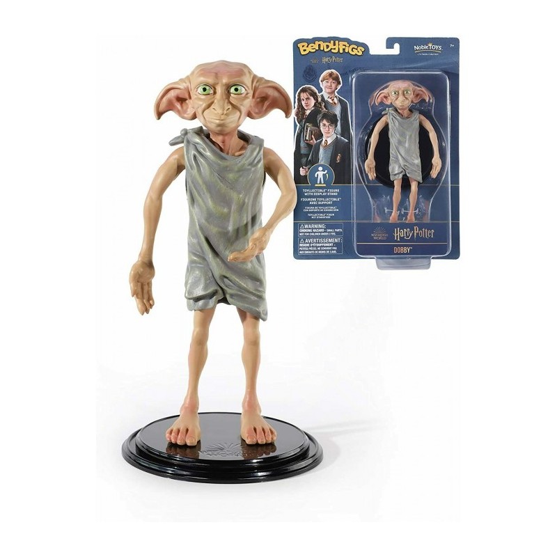 HARRY POTTER DOBBY BENDYFIGS ACTION FIGURE NOBLE COLLECTIONS