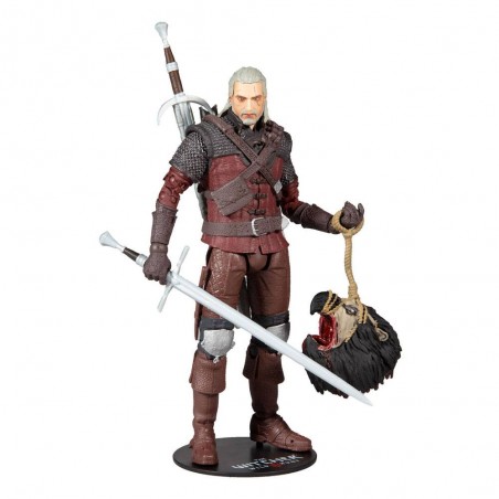 THE WITCHER 3 WILD HUNT GERALT OF RIVIA WOLF ARMOR 18CM ACTION FIGURE