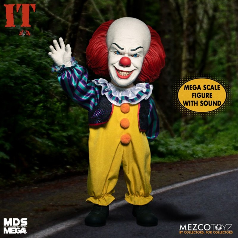 MEZCO TOYS MDS MEGA SCALE IT 1990 PENNYWISE ACTION FIGURE