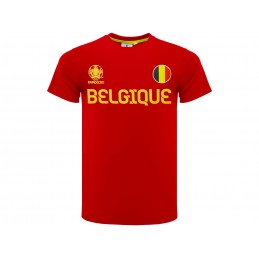 MAGLIA T SHIRT UFFICIALE UEFA EURO 2020 BELGIO