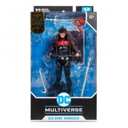 MC FARLANE DC MULTIVERSE RED HOOD UNMASKED ACTION FIGURE