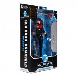 MC FARLANE DC MULTIVERSE RED HOOD UNMASKED ACTION FIGURE