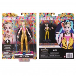 NOBLE COLLECTIONS BIRDS OF PREY HARLEY QUINN BENDYFIGS ACTION FIGURE