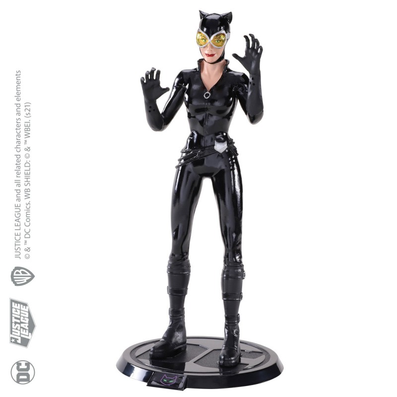 NOBLE COLLECTIONS DC COMICS CATWOMAN BENDYFIGS ACTION FIGURE