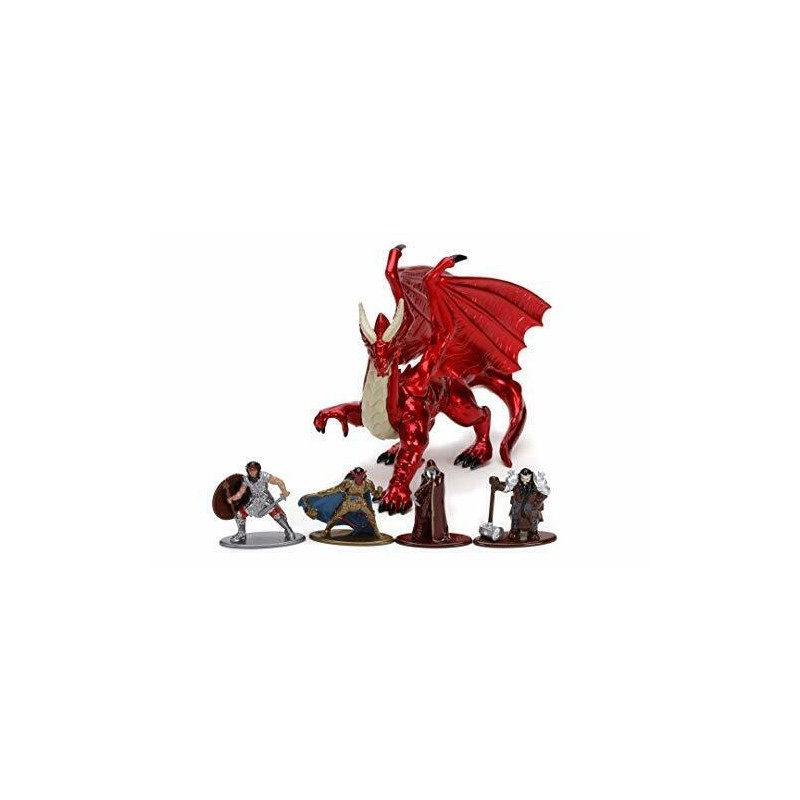 JADA TOYS DUNGEONS & DRAGONS NANO CHARACTERS DIE CAST PACK 5 MINI F...