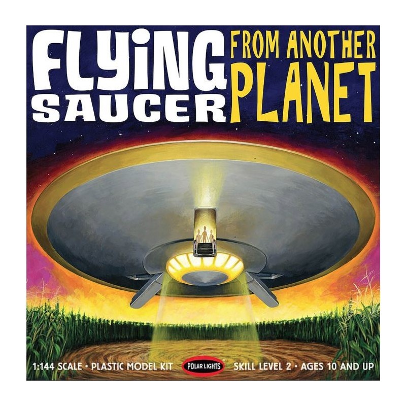 POLAR LIGHTS FLYING SAUCER FROM ANOTHER PLANET 1:144 MODEL KIT FIGURE